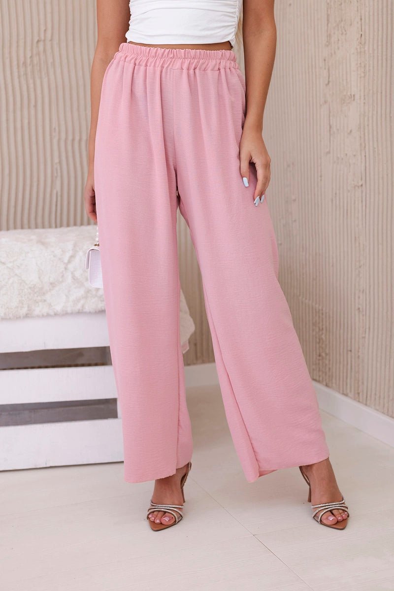 Wide - leg trousers IT - 41 / – Powder цвет / color | Lexline Fashion