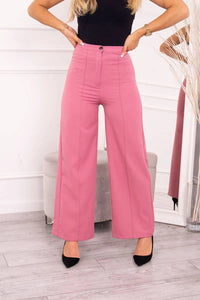 Wide pants 9378 / – Dark || pink цвет / color | Lexline Fashion