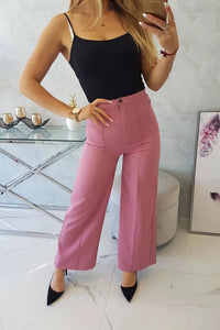 Wide pants 9378 / – Dark || pink цвет / color | Lexline Fashion