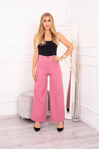 Wide pants 9378 / – Dark || pink цвет / color | Lexline Fashion