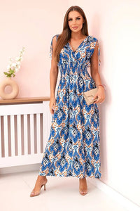 Women's cotton dress 1028 / – Jeans цвет / color | Lexline Fashion