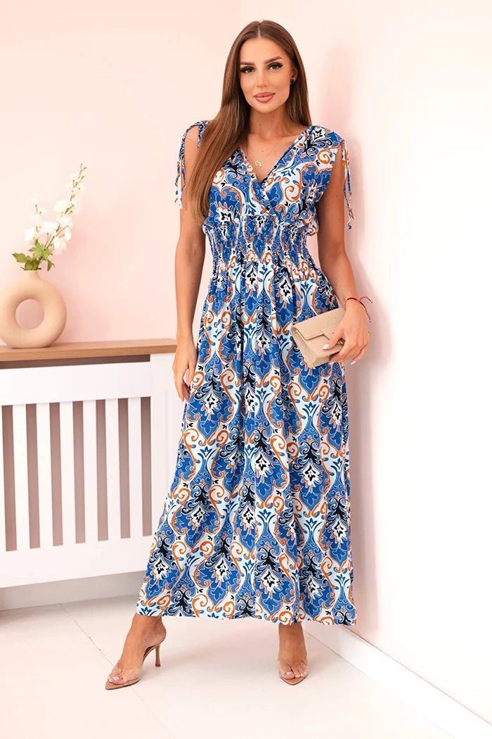 Women's cotton dress 1028 / – Jeans цвет / color | Lexline Fashion