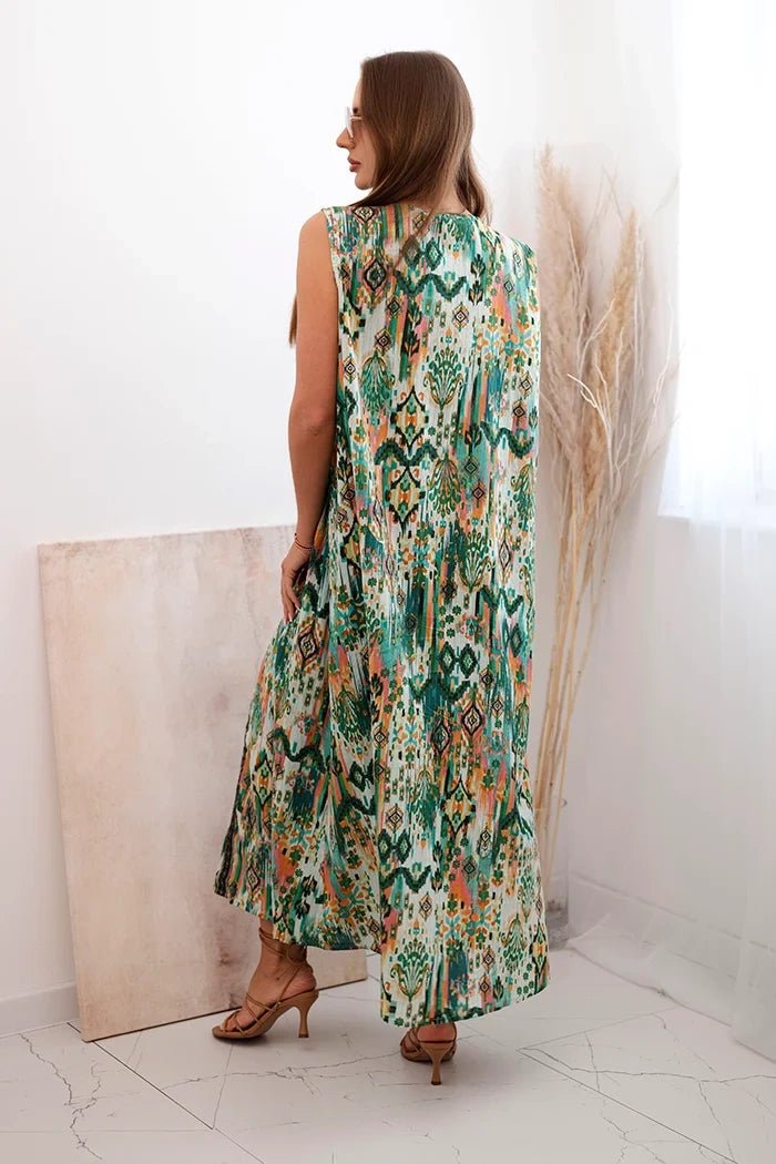 Women's cotton dress CL19 / – Mint цвет / color | Lexline Fashion
