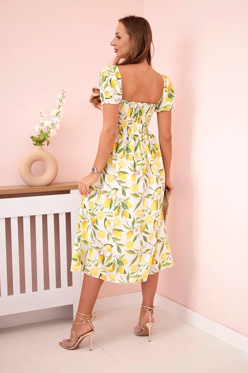 Women's dress ART23823 / – Ecru цвет / color | Lexline Fashion