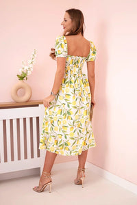 Women's dress ART23823 / – Ecru цвет / color | Lexline Fashion