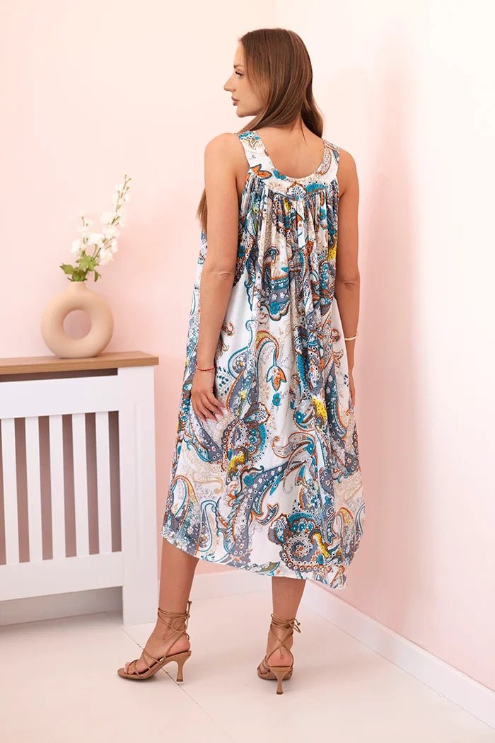 Women's dress with straps 144D / – Graphite цвет / color | Lexline Fashion