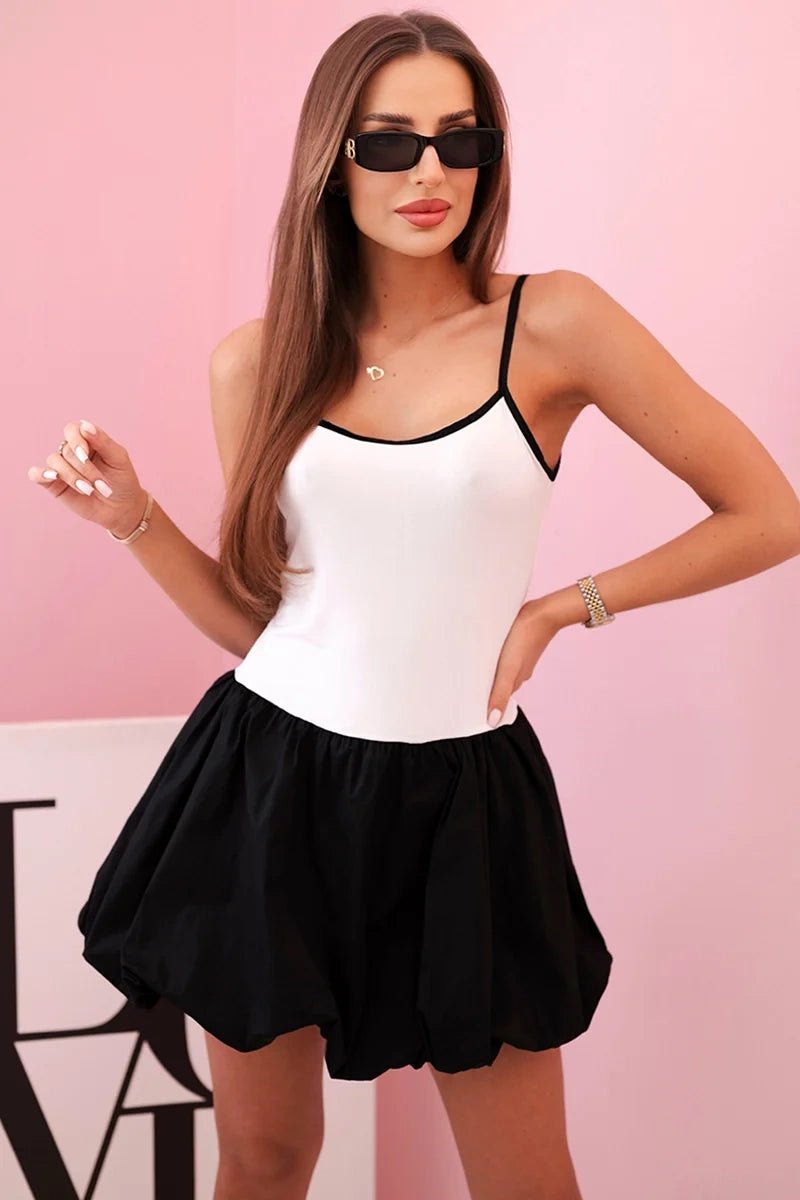 Women's dress with straps ART10051 / – White цвет / color | Lexline Fashion