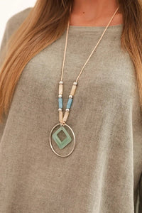 Women's linen - cotton short - sleeve blouse ART8003 / – Khaki цвет / color | Lexline Fashion