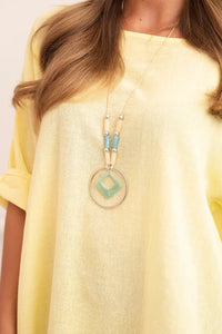 Women's linen - cotton short - sleeve blouse ART8003 / – Yellow цвет / color | Lexline Fashion