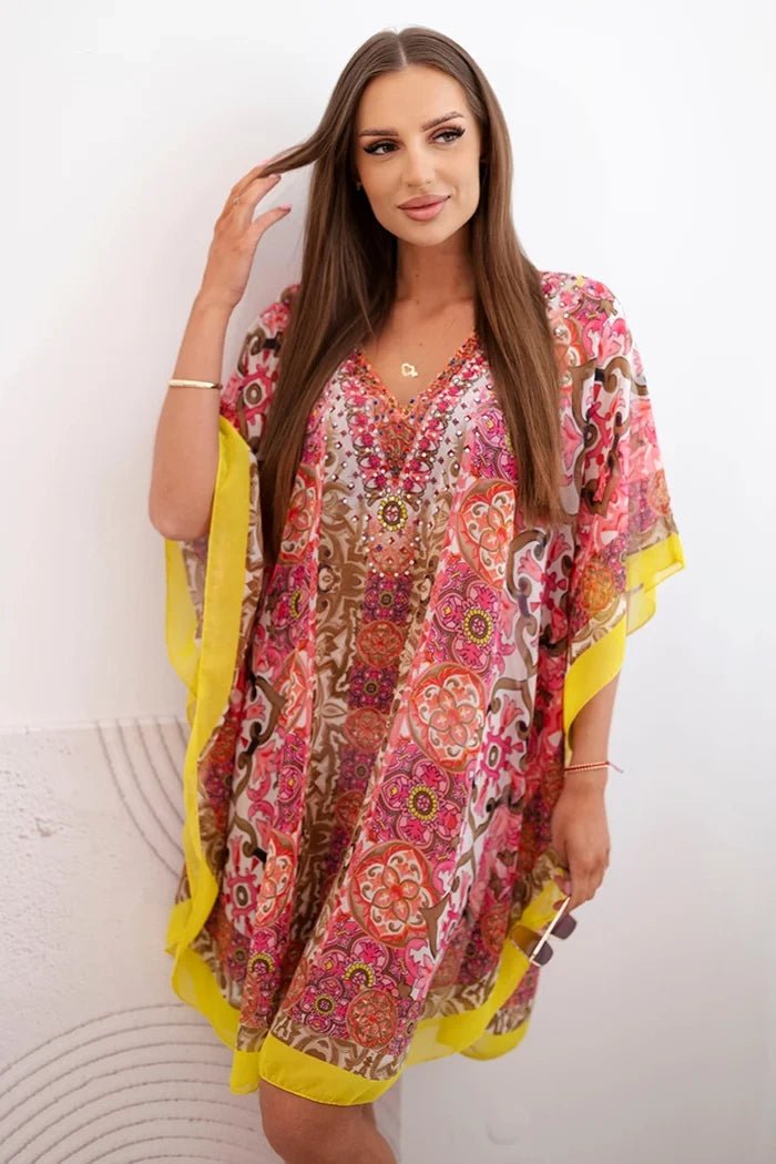 Women's poncho 183 / – Pink цвет / color | Lexline Fashion