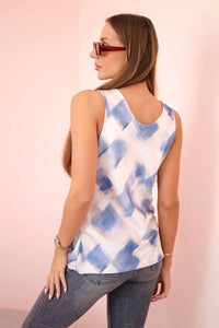 Women's satin blouse 769 / – Jeans цвет / color | Lexline Fashion