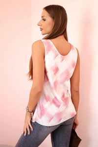 Women's satin blouse 769 / – Pink цвет / color | Lexline Fashion