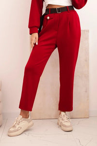 Women's set hoodie with pants and belt 7619 / – Brown цвет / color | Lexline Fashion