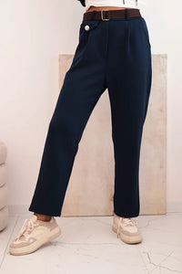 Women's set hoodie with pants and belt 7619 / – Brown цвет / color | Lexline Fashion