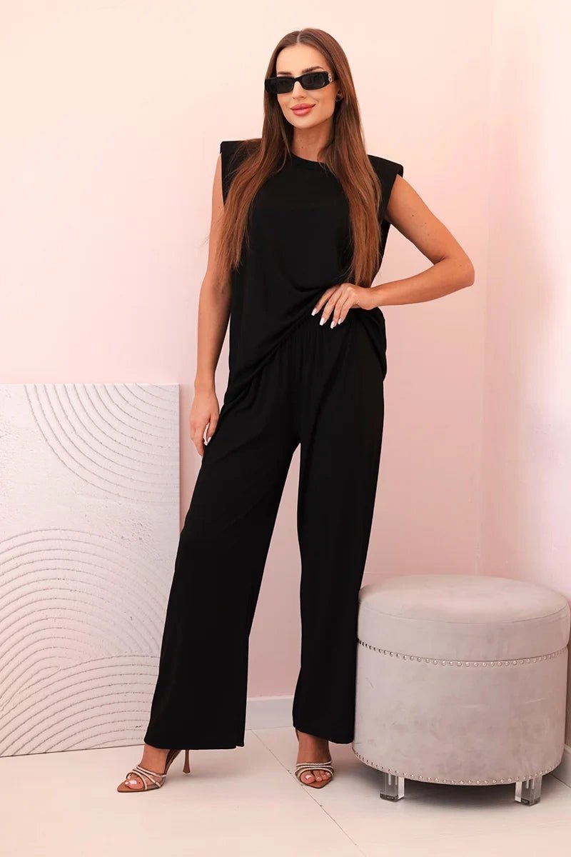 Women's set made of viscose ART0113 / – Black цвет / color | Lexline Fashion