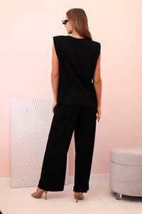 Women's set made of viscose ART0113 / – Black цвет / color | Lexline Fashion