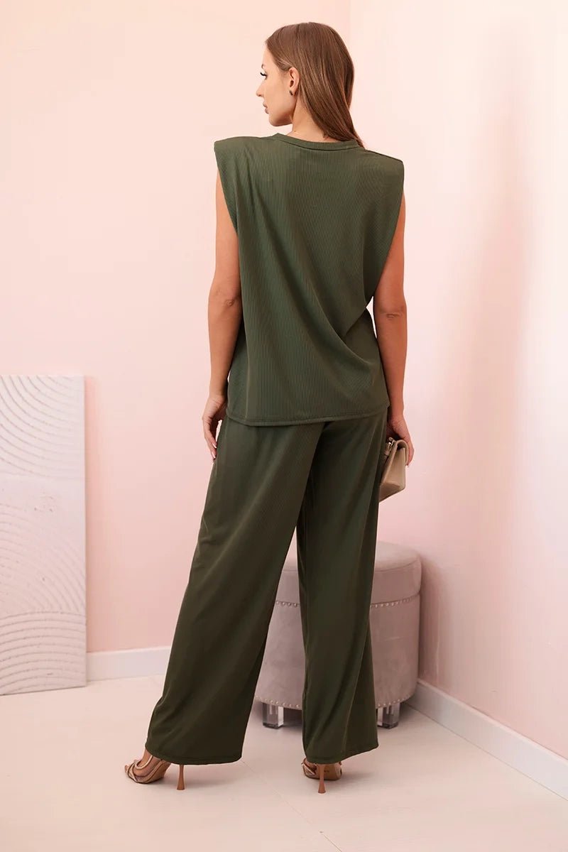 Women's set made of viscose ART0113 / – Khaki цвет / color | Lexline Fashion