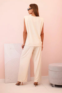 Women's set made of viscose ART0113 / – Light | Beige цвет / color | Lexline Fashion
