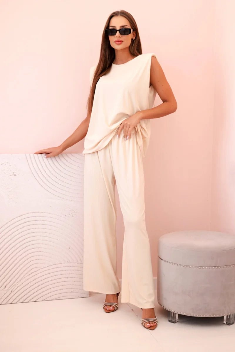 Women's set made of viscose ART0113 / – Light | Beige цвет / color | Lexline Fashion
