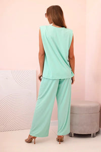 Women's set made of viscose ART0113 / – Mint цвет / color | Lexline Fashion