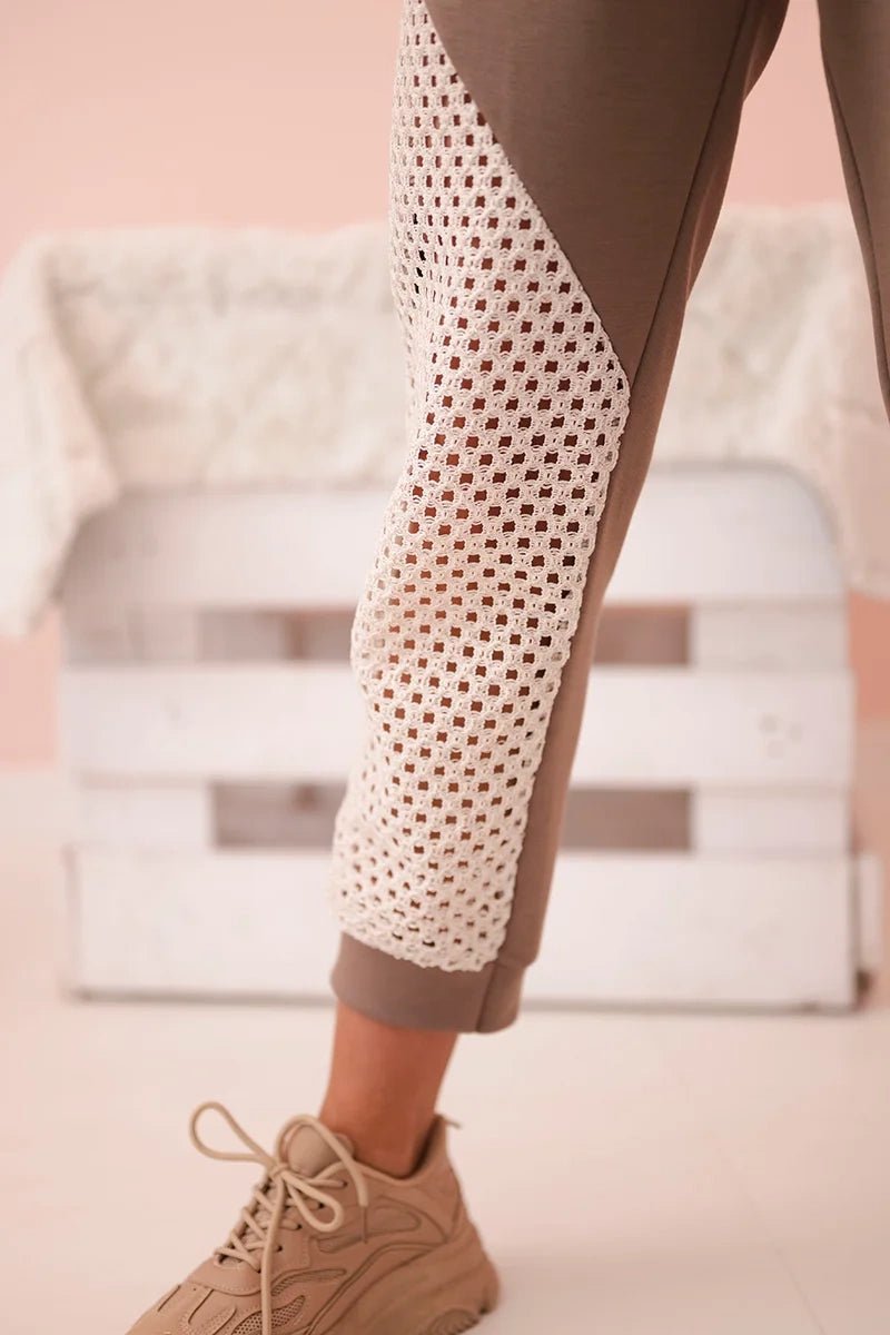 Women's set of Top and Pants ART52898 / – Camel цвет / color | Lexline Fashion