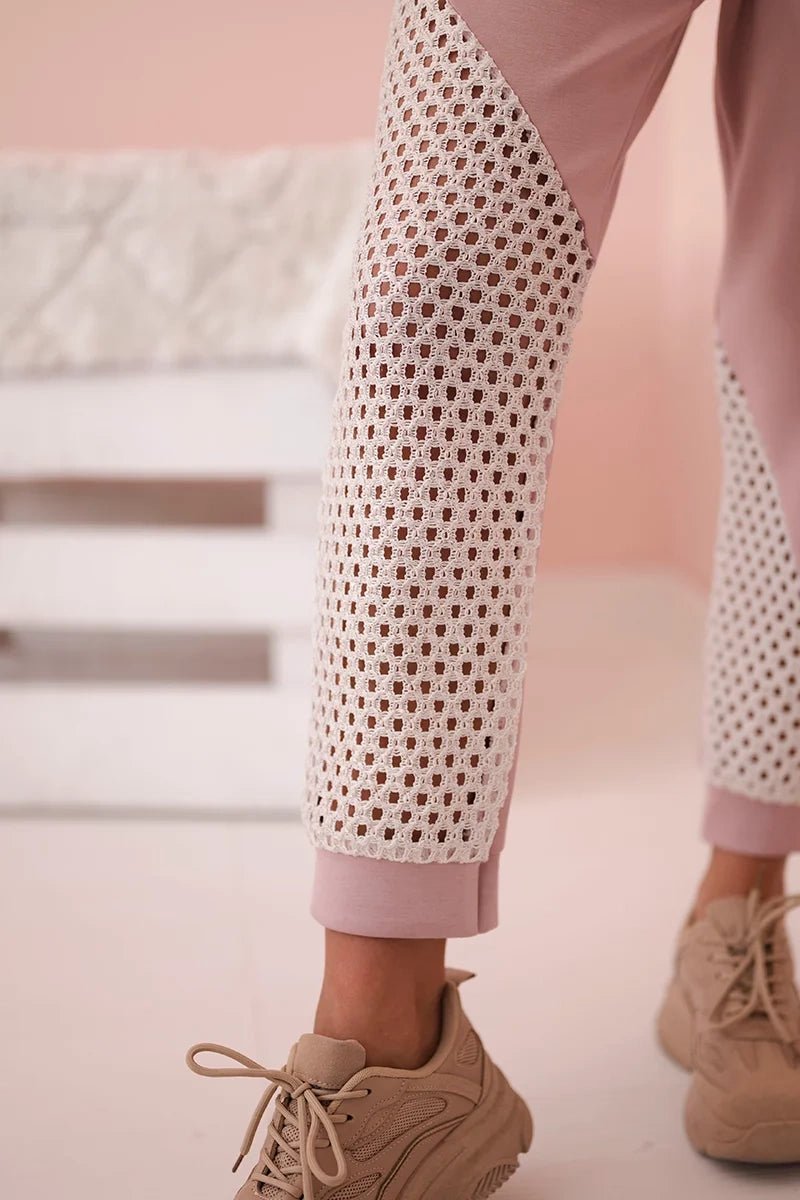Women's set of Top and Pants ART52898 / – Dark || pink цвет / color | Lexline Fashion