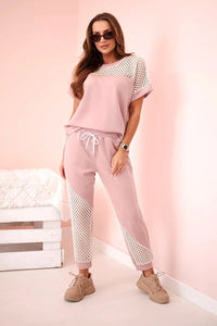 Women's set of Top and Pants ART52898 / – Dark || pink цвет / color | Lexline Fashion