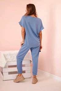 Women's set of Top and Pants ART52898 / – Jeans цвет / color | Lexline Fashion
