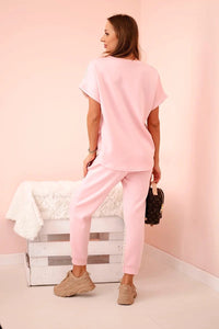Women's set of Top and Pants ART52898 / – Powder цвет / color | Lexline Fashion