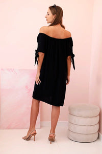 Women's viscose dress 81785 / – Black цвет / color | Lexline Fashion