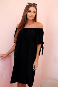 Women's viscose dress 81785 / – Black цвет / color | Lexline Fashion