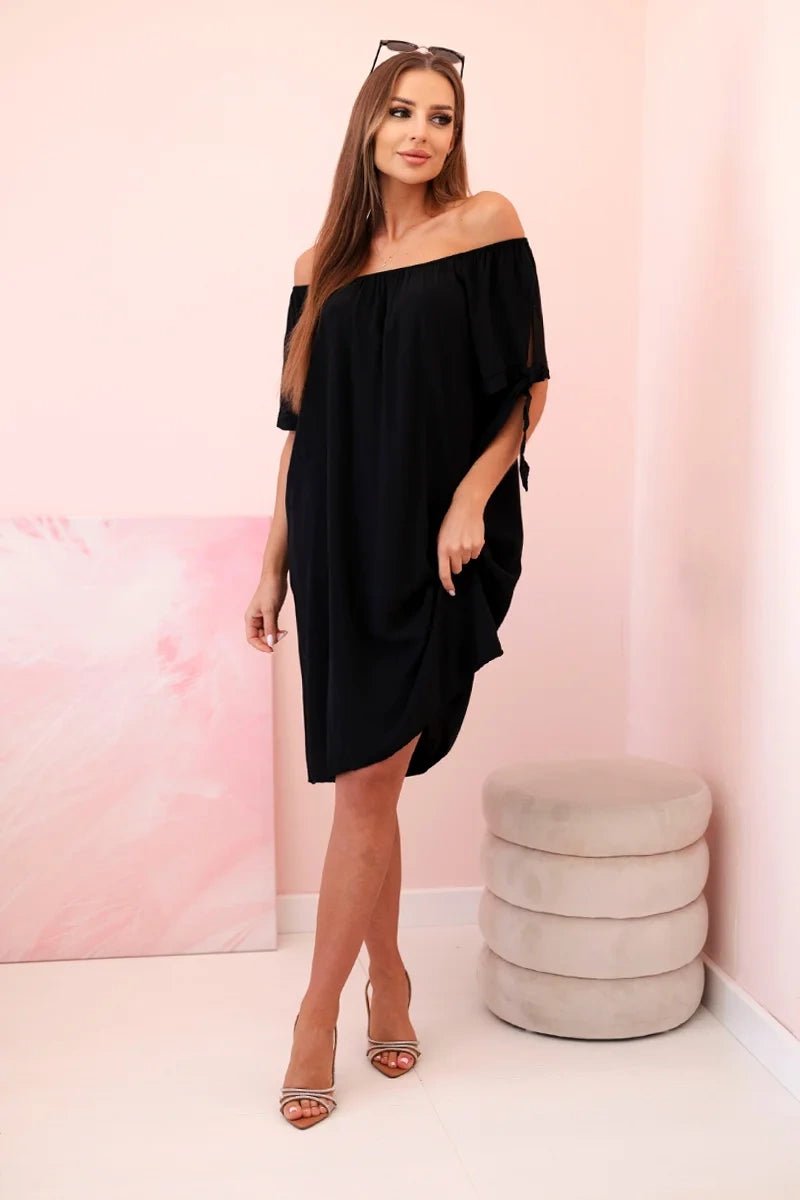 Women's viscose dress 81785 / – Black цвет / color | Lexline Fashion