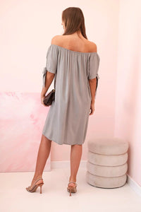 Women's viscose dress 81785 / – Fango цвет / color | Lexline Fashion