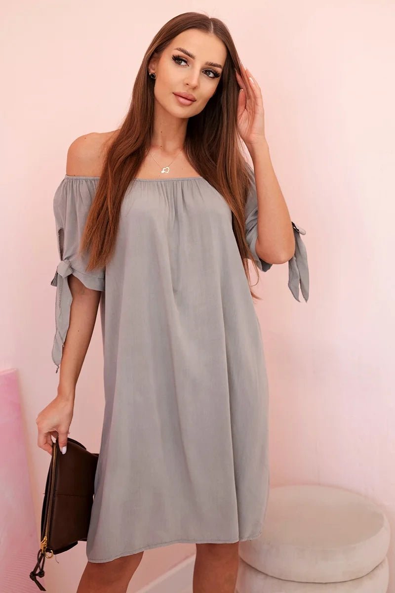 Women's viscose dress 81785 / – Fango цвет / color | Lexline Fashion