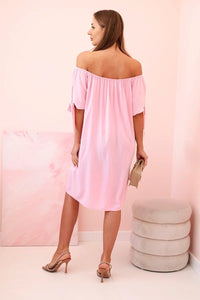 Women's viscose dress 81785 / – Light | Pink цвет / color | Lexline Fashion
