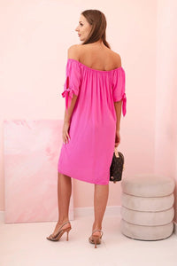 Women's viscose dress 81785 / – Pink цвет / color | Lexline Fashion