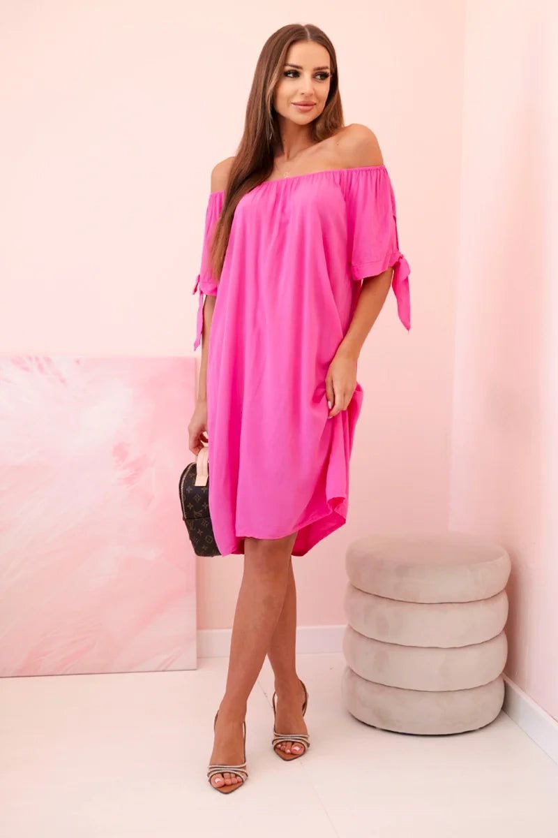 Women's viscose dress 81785 / – Pink цвет / color | Lexline Fashion