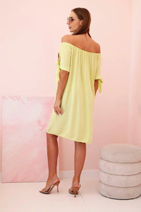 Women's viscose dress 81785 / – Pistachio цвет / color | Lexline Fashion