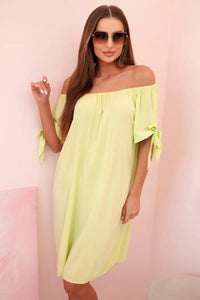 Women's viscose dress 81785 / – Pistachio цвет / color | Lexline Fashion