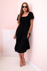 Women's viscose dress ART1957 / – Black цвет / color | Lexline Fashion