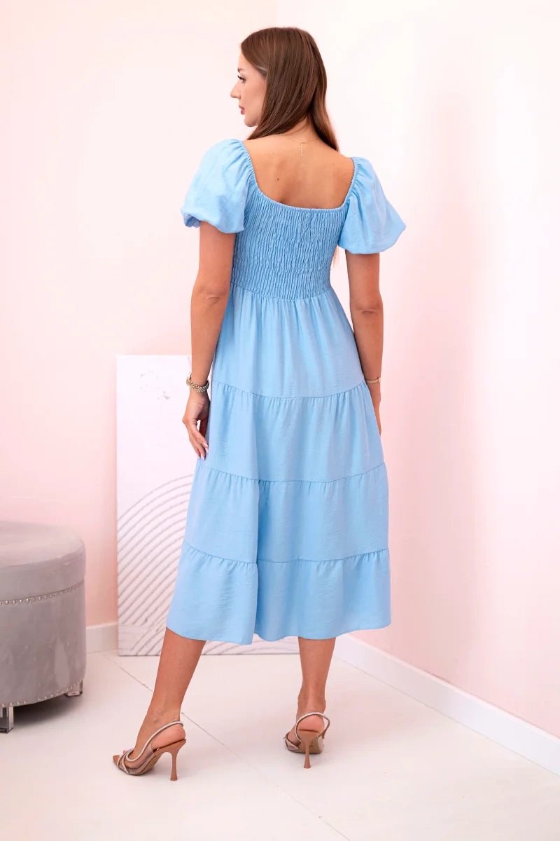 Women's viscose dress ART1957 / – Blue цвет / color | Lexline Fashion