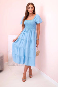 Women's viscose dress ART1957 / – Blue цвет / color | Lexline Fashion
