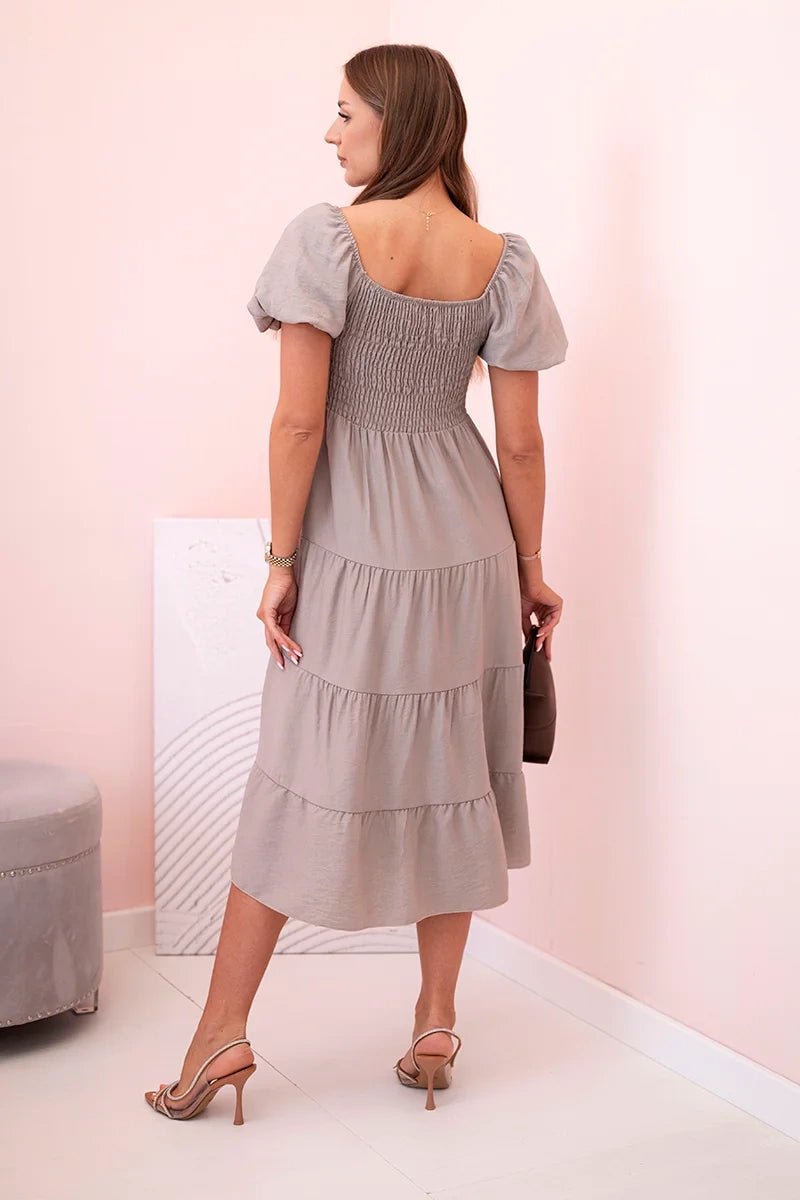Women's viscose dress ART1957 / – Fango цвет / color | Lexline Fashion