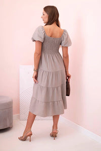 Women's viscose dress ART1957 / – Fango цвет / color | Lexline Fashion