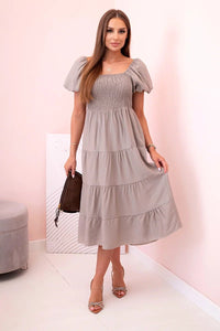 Women's viscose dress ART1957 / – Fango цвет / color | Lexline Fashion
