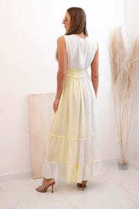 Women's viscose dress with sequins 6122 / – Kiwi цвет / color | Lexline Fashion