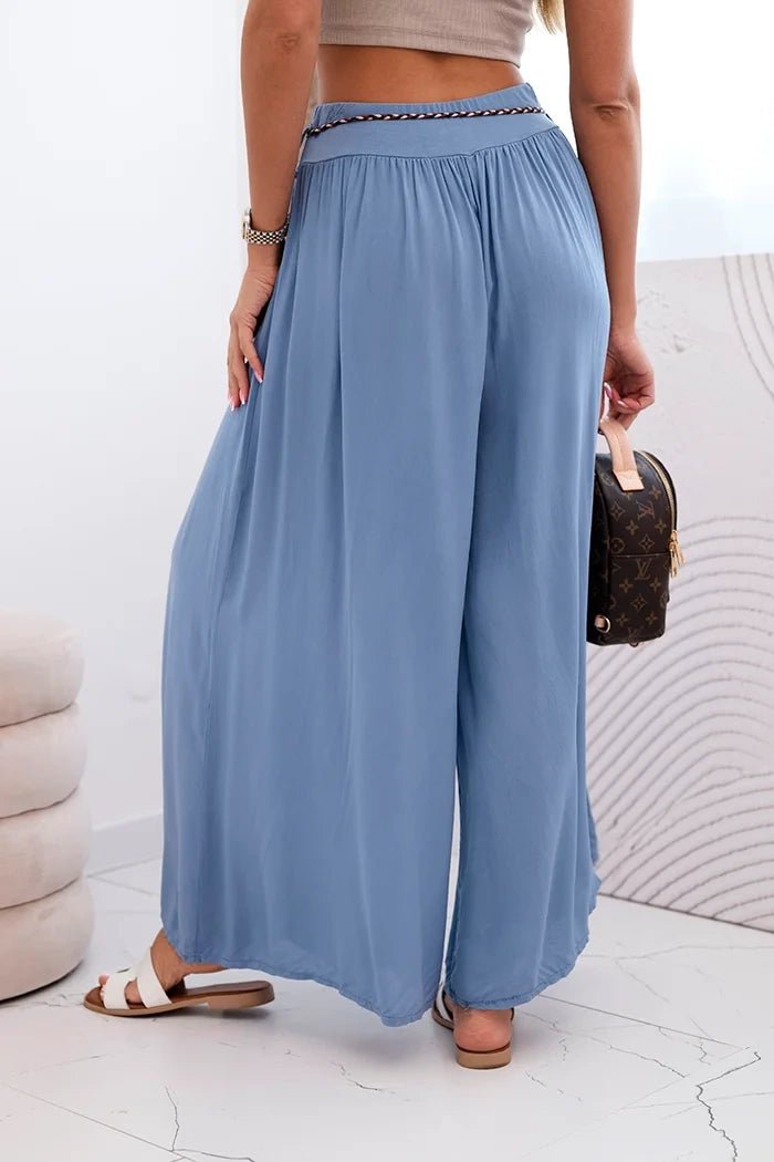 Women's wide - leg viscose trousers 81733 / – Jeans цвет / color | Lexline Fashion