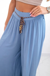 Women's wide - leg viscose trousers 81733 / – Jeans цвет / color | Lexline Fashion
